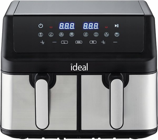 ΦΡΙΤΕΖΑ ΑΕΡΟΣ ΧΩΡΙΣ ΛΑΔΙ AIR FRYER Eldom ΔΙΠΛΗ 9L ΔΙΠΛΟΥ ΘΑΛΑΜΟΥ+ΣΤΕΓΝΩΤΗΡΑΣ