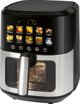 Φριτέζα αέρος ProfiCook ProfiCook PC-FR 1286 H (μαύρο/ανοξείδωτο ατσάλι, 1.700 watts, καλάθι 6,5 λίτρων)
