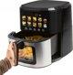 Φριτέζα αέρος ProfiCook ProfiCook PC-FR 1286 H (μαύρο/ανοξείδωτο ατσάλι, 1.700 watts, καλάθι 6,5 λίτρων)