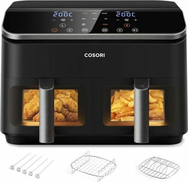 Cosori Air Fryer Cosori Dual Basket 8.5 Chef Edition Φριτέζα ζεστού αέρα Μαύρο 8,5 L 13244324 810123671731