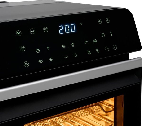 Φριτέζα αέρος χωρίς λάδι Princess Princess Steam Airfryer Oven | 182085 | 10 L | 1550 W | Μαύρο