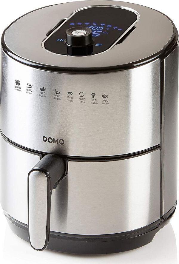 Φριτέζα χωρίς λάδι Domo Domo hot air fryer XXL DO530FR 4L μαύρο