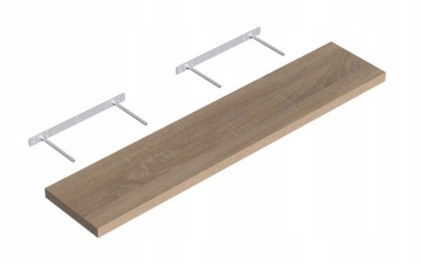 FS 118/24 DB SHELF SONOMA OAK 118X24CM