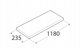 FS 118/24 DB SHELF SONOMA OAK 118X24CM