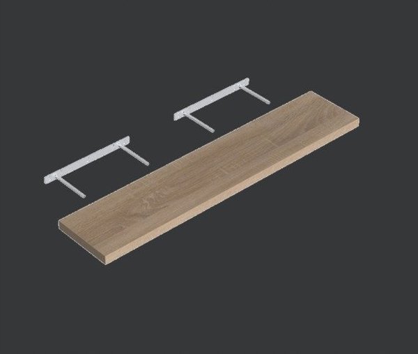 FS 118/24 DB SHELF SONOMA OAK 118X24CM