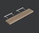 FS 118/24 DB SHELF SONOMA OAK 118X24CM