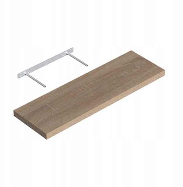 FS 118/24 DB SHELF SONOMA OAK 118X24CM