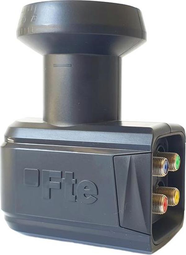 FTE LNB Quattro eXcellento HD, Δορυφορικός Μετατροπέας 4 Εξόδων, 0.1dB, 40mm, Μαύρο