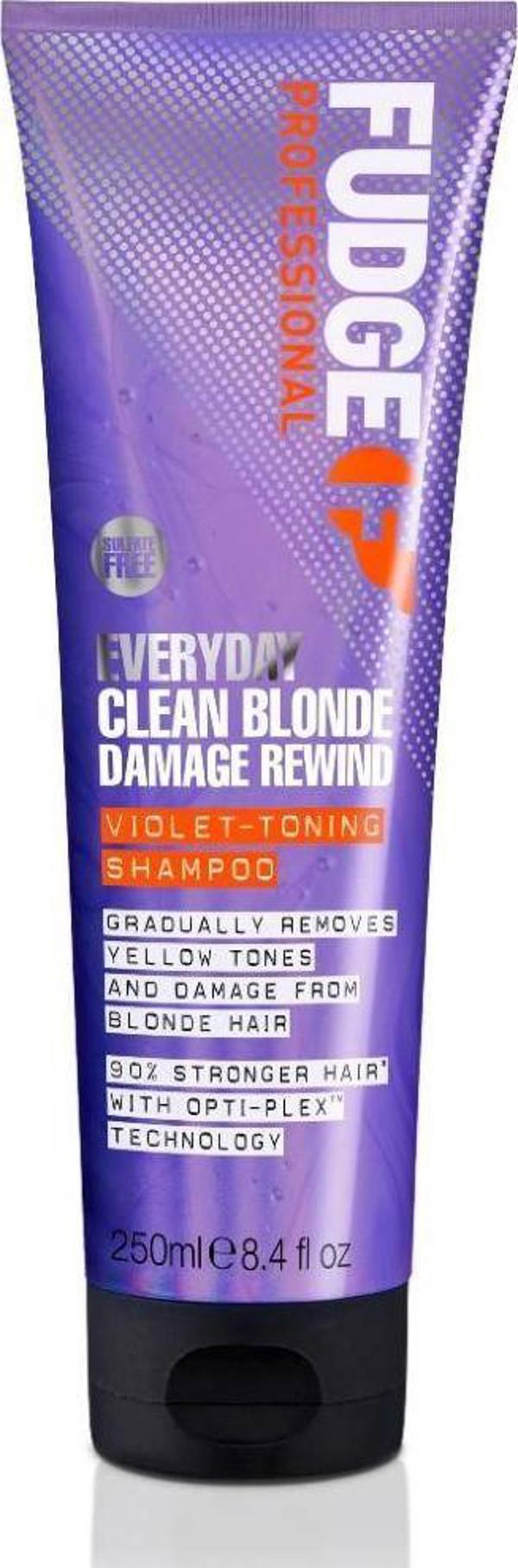 Fudge FUDGE_Every Day Clean Blonde Damage Rewind Σαμπουάν αναγεννητικό και ήπιας τόνωσης για ξανθά μαλλιά 250ml
