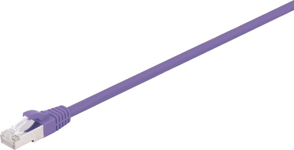 Καλώδιο δικτύου Fuj:tech CAT6A S/FTP, 20 μ, μωβ