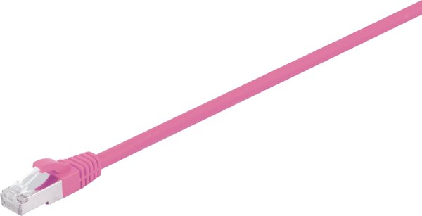 Καλώδιο δικτύου Fuj:tech CAT6A S/FTP, 20 μ, ροζ