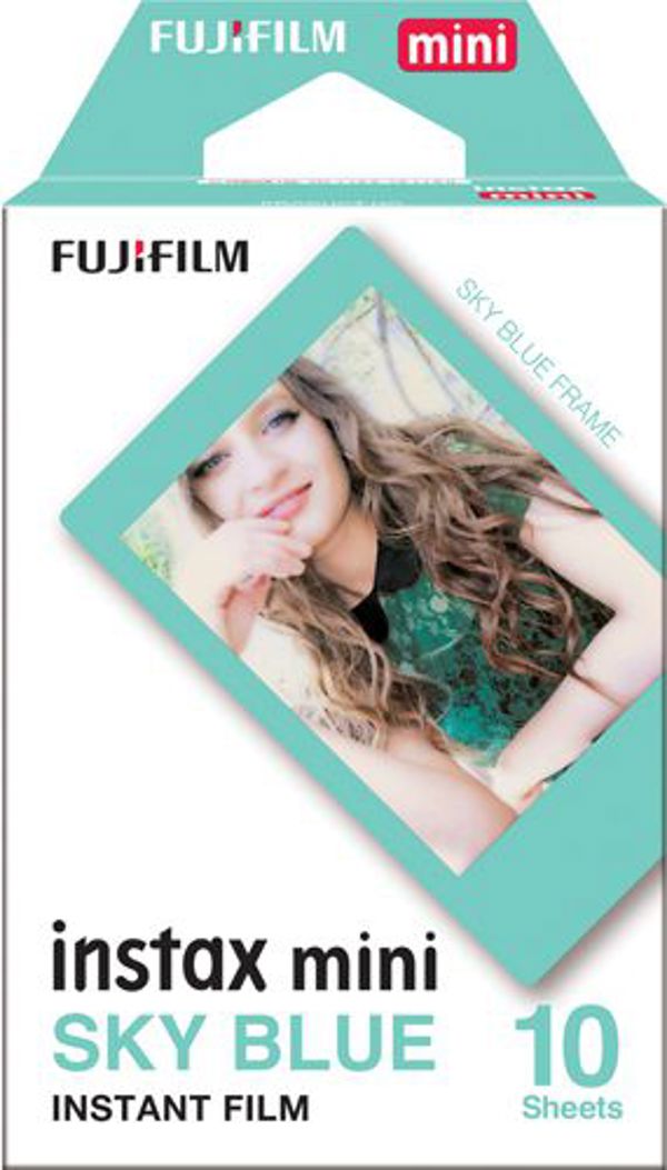 Fujifilm Color Instax Mini Instant Φιλμ (10 Exposures) Sky Blue (16537055) (FJM16537055)