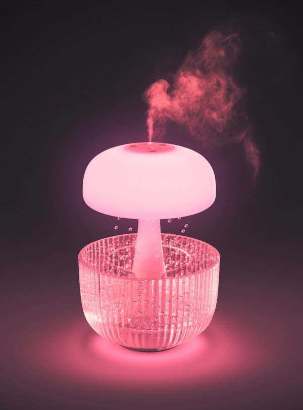 Fuj:tech Puff mushroom lamp with humidifier, RGB