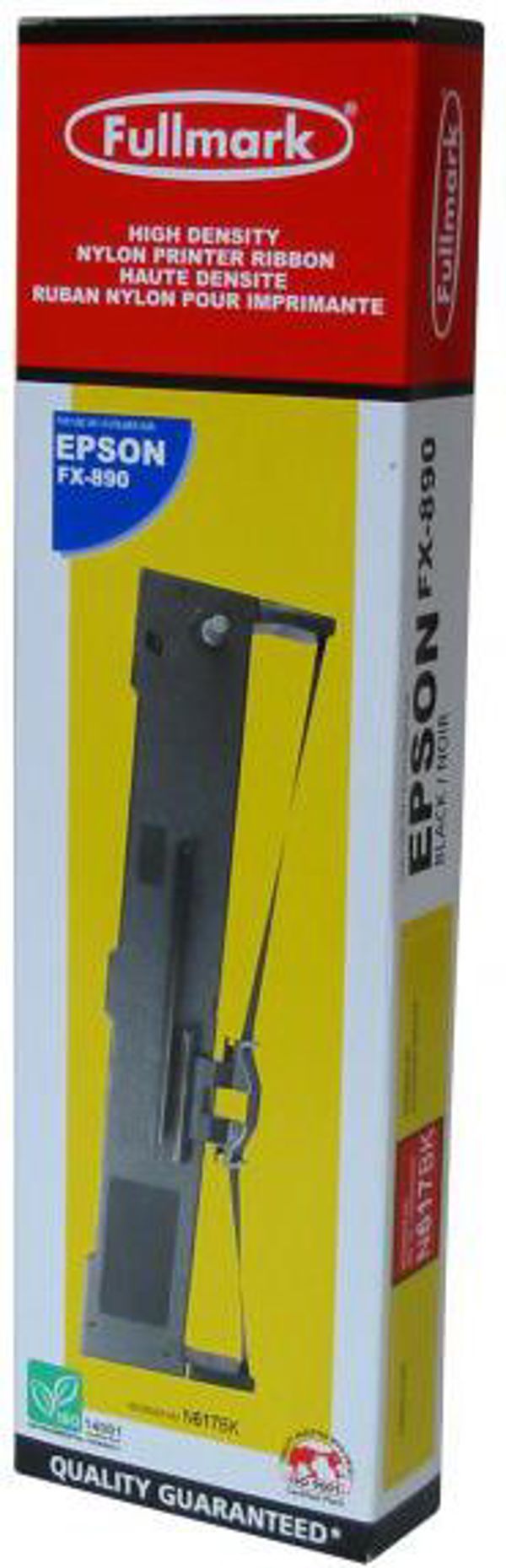 Fullmark Ταινία εκτυπωτή για Epson FX 890, LQ 590 μαύρη (NC617BKFM)