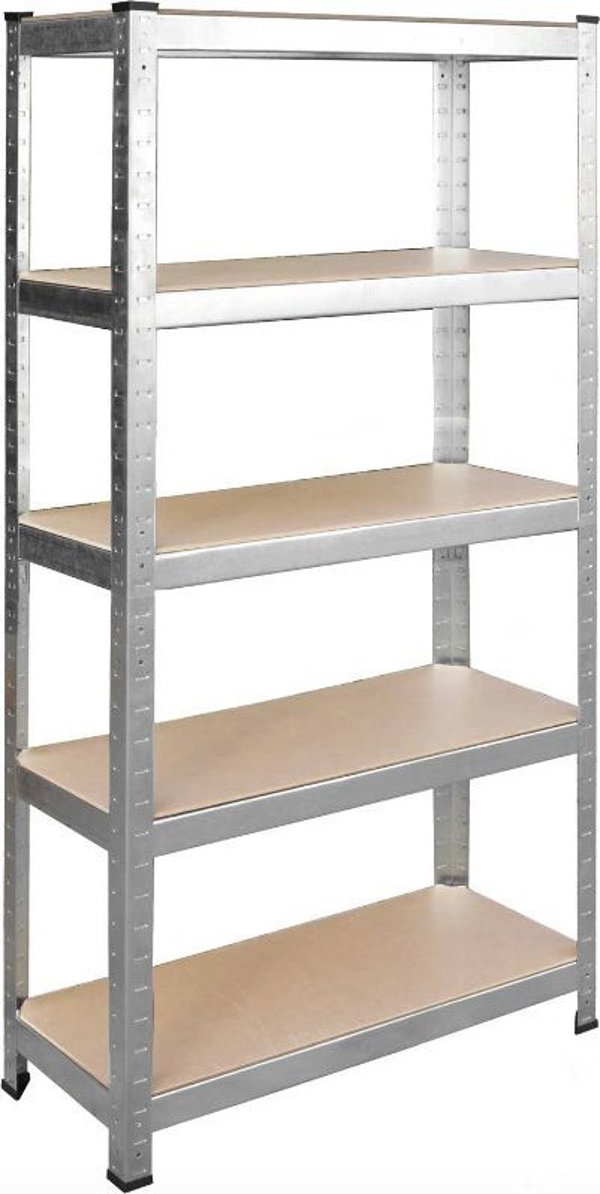 Funfit Μεταλλική ραφιέρα αποθήκης 180x90x40 cm