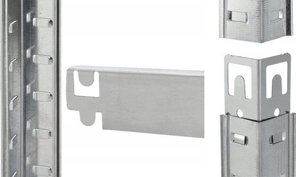 Funfit Μεταλλική ραφιέρα αποθήκης 180x90x40 cm