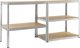 Funfit Μεταλλική ραφιέρα αποθήκης 180x90x40 cm