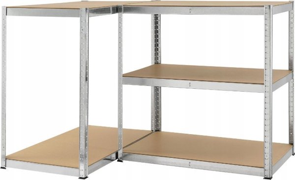 Funfit Μεταλλική ραφιέρα αποθήκης 180x90x40 cm