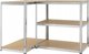 Funfit Μεταλλική ραφιέρα αποθήκης 180x90x40 cm