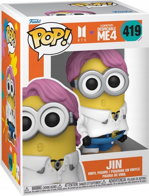 FUNKO POP! Vinyl Figure: BTS x Despicable Me 4 - Jin