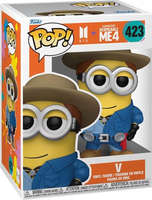 FUNKO POP! Βινύλιο Φιγούρα: BTS x Despicable Me 4 - V