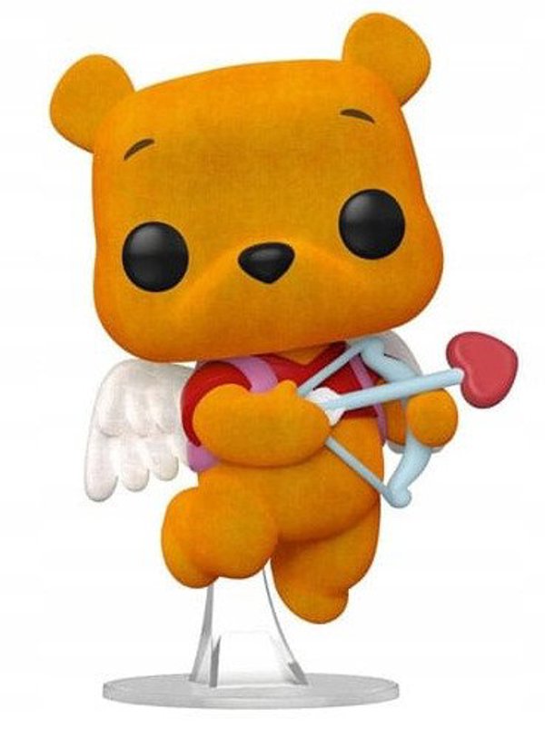 FUNKO POP! Βινύλιο Φιγούρα: Disney: Γουίνι το Αρκουδάκι - Γουίνι (Ημέρα του Αγίου Βαλεντίνου) (Flocked)
