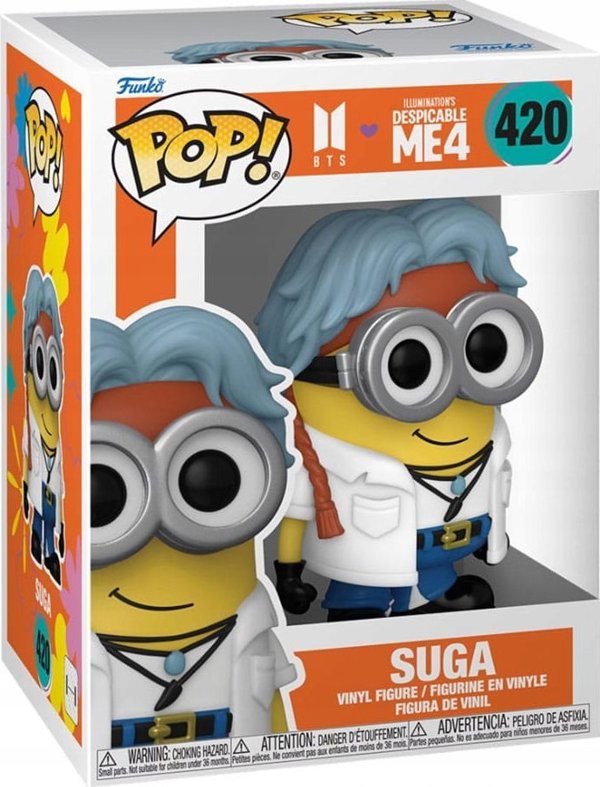 FUNKO POP! Vinyl Figure: BTS x Despicable Me 4 - Suga