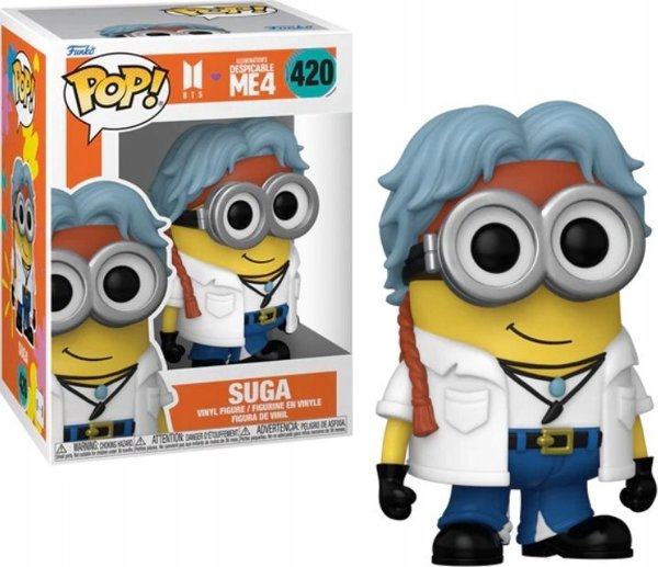 FUNKO POP! Vinyl Figure: BTS x Despicable Me 4 - Suga