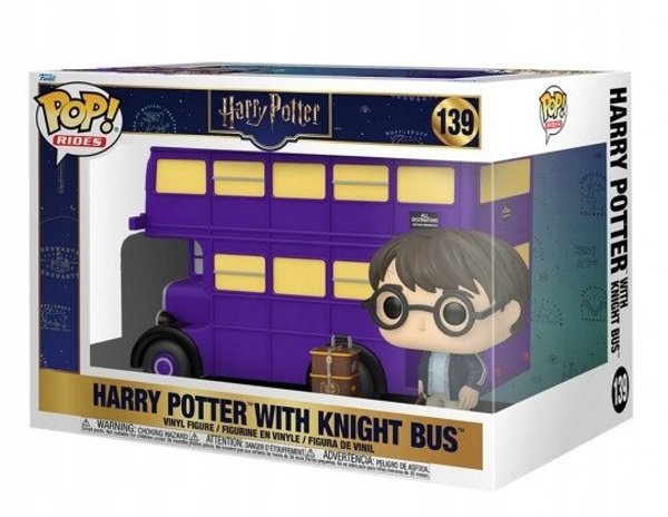 FUNKO Rides Super Deluxe: Harry Potter - Harry Potter with Knight Bus