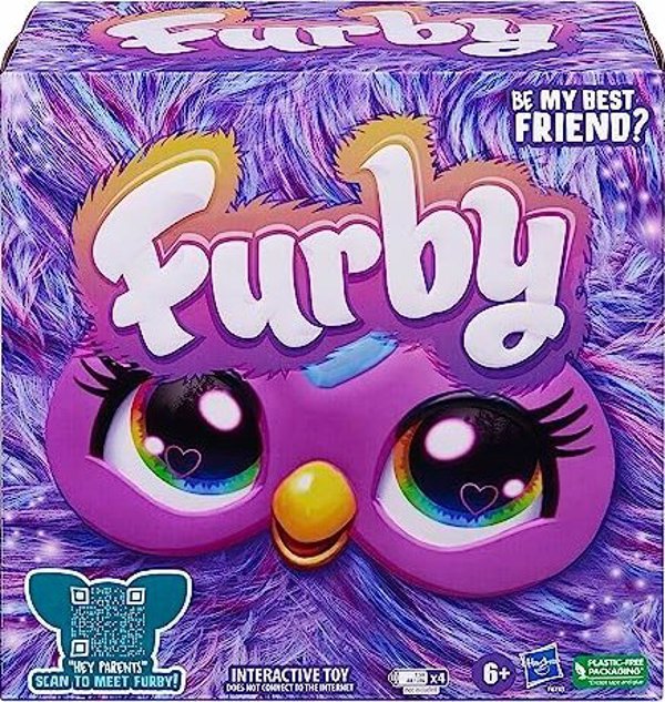 Furby Interactive Plush Toy Purple (EN)