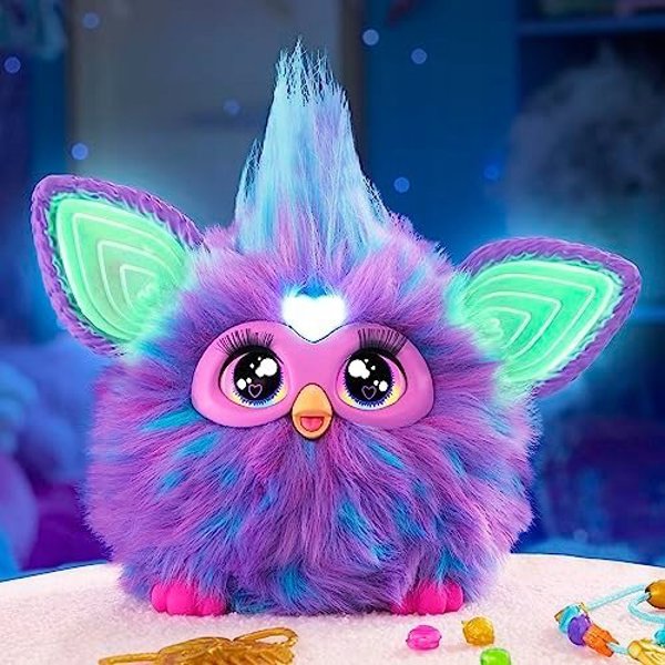 Furby Interactive Plush Toy Purple (EN)