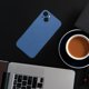 Θήκη SILICONE MAG COVER συμβατή με MagSafe για SAMSUNG A56 μπλε