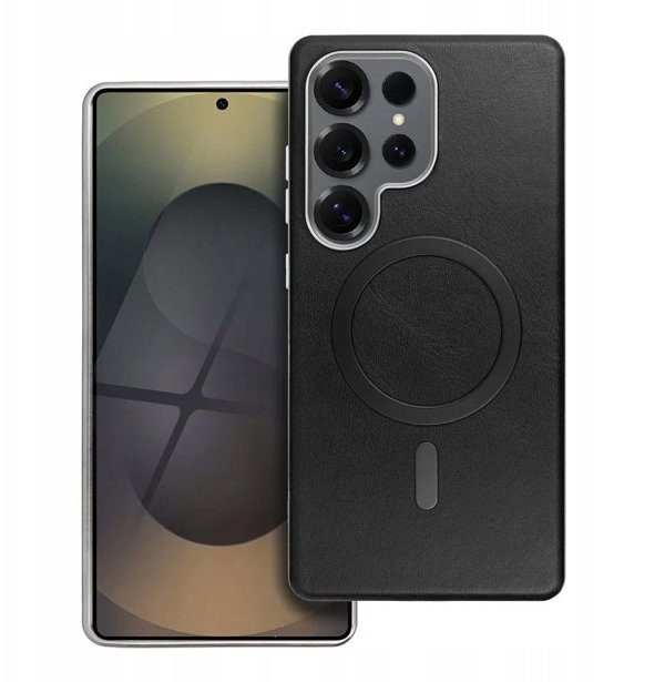 Θήκη GENTLEMAN MAG COVER συμβατή με MagSafe για SAMSUNG A26 μαύρο