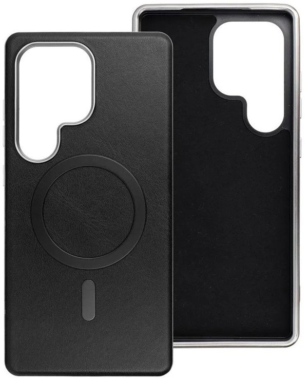 Θήκη GENTLEMAN MAG COVER συμβατή με MagSafe για SAMSUNG A26 μαύρο