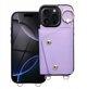 Θήκη πορτοφόλι WONDER για IPHONE 16 PRO λιλά