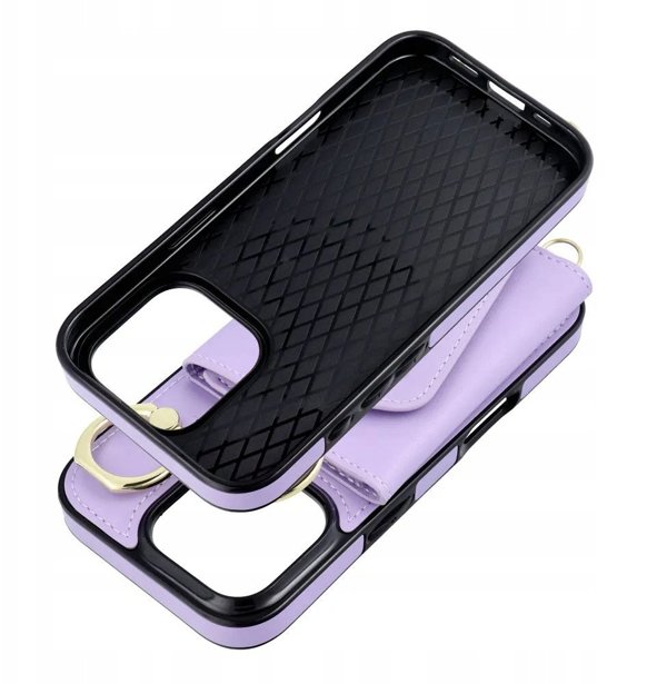 Θήκη πορτοφόλι WONDER για IPHONE 16 PRO λιλά