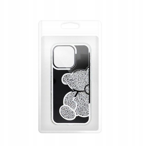 Θήκη TEDDY BEAR για SAMSUNG S25 ασημί
