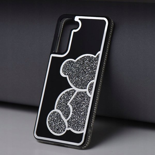 Θήκη TEDDY BEAR για SAMSUNG S25 ασημί