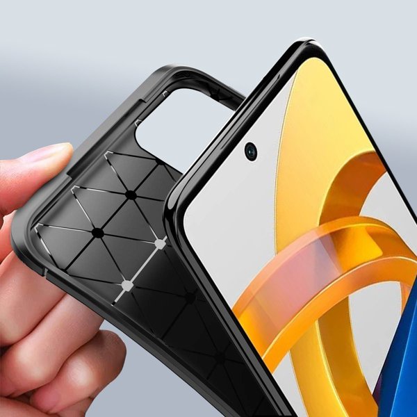 Θήκη Forcell CARBON για XIAOMI POCO M4 PRO 5G μαύρη