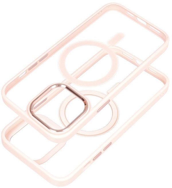 Θήκη COLOR EDGE MAG COVER συμβατή με MagSafe για IPHONE 17 Pro Max ροζ