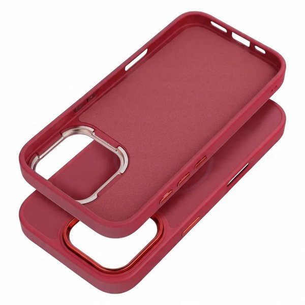Θήκη FRAME MAG COVER συμβατή με MagSafe για IPHONE 13 PRO ματζέντα