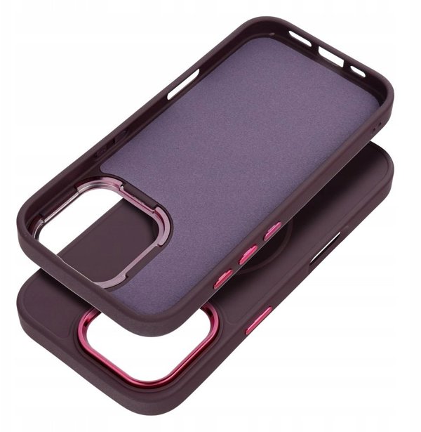 Θήκη FRAME MAG COVER συμβατή με MagSafe για IPHONE 16e (SE 4 2025) μωβ