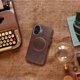 Θήκη GENTLEMAN MAG COVER συμβατή με MagSafe για IPHONE 17 καφέ