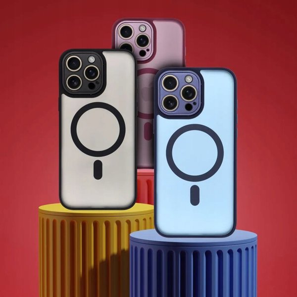 Θήκη VARIETE MAG COVER συμβατή με MagSafe για IPHONE 15 μπλε