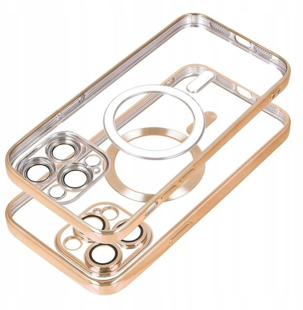 Θήκη ELECTRO MAG COVER συμβατή με MagSafe για IPHONE 16 Pro χρυσό