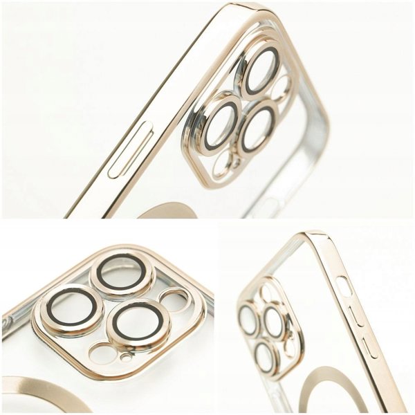 Θήκη ELECTRO MAG COVER συμβατή με MagSafe για IPHONE 16 Pro χρυσό