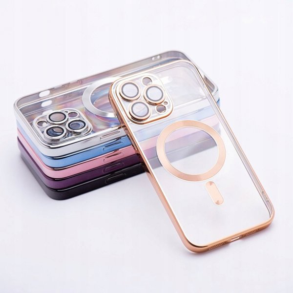 Θήκη ELECTRO MAG COVER συμβατή με MagSafe για IPHONE 16 Pro χρυσό