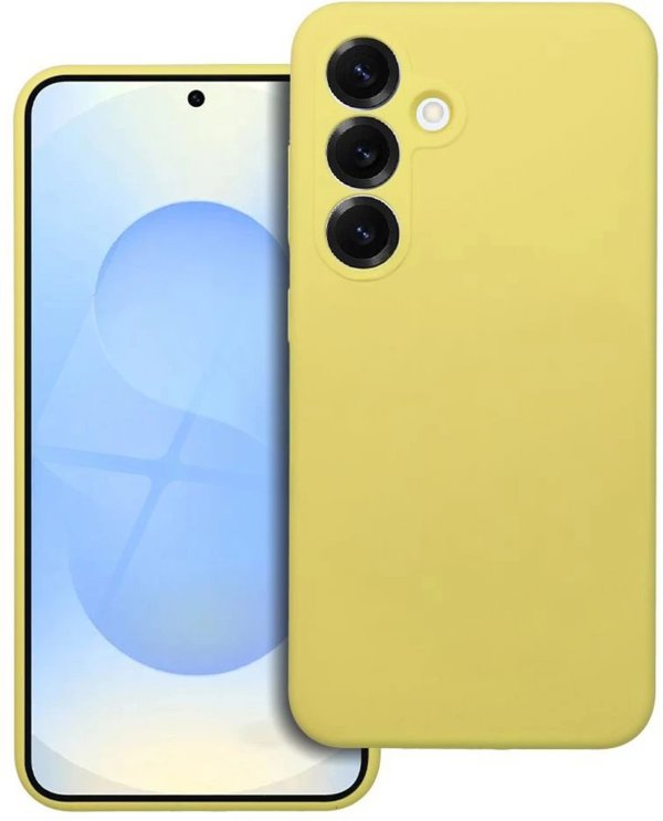 Θήκη SILICONE 2mm για XIAOMI REDMI 15 4G κίτρινο