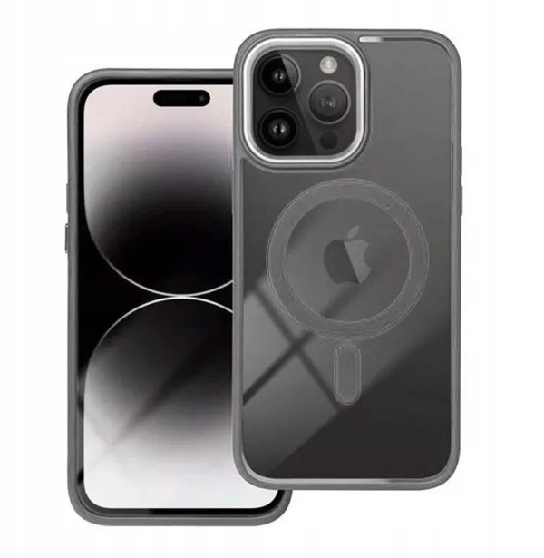 Θήκη COLOR EDGE MAG COVER συμβατή με MagSafe για SAMSUNG S25 ULTRA τιτάνιο γκρι