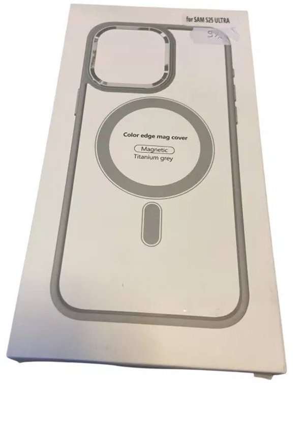 Θήκη COLOR EDGE MAG COVER συμβατή με MagSafe για SAMSUNG S25 ULTRA τιτάνιο γκρι